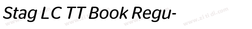 Stag LC TT Book Regu字体转换 Stag LC TT Book Regu字体转换